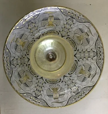 Large Glass Goblet Decorated with Medieval Motifs, Rigatti