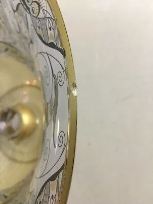 Large Glass Goblet Decorated with Medieval Motifs, Rigatti