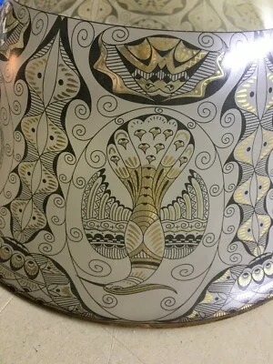 Large Glass Goblet Decorated with Medieval Motifs, Rigatti