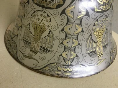 Large Glass Goblet Decorated with Medieval Motifs, Rigatti