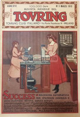 Success: Stampatrice Di Indirizzi, Macchina Automatica. Pubblicità Leon Beaux