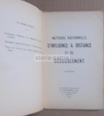 Psiche, Trasmissione Del Pensiero, Telepatia, Medicina, Esoterismo. Reno Bajolais, 1969