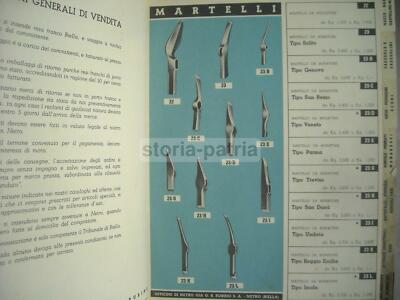 Meccanica Tecnica Ferro: Attrezzi Vari, Coltelli, Roncole, Cazzuole, Chiavi, Aprile 1940