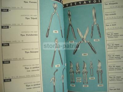 Meccanica Tecnica Ferro: Attrezzi Vari, Coltelli, Roncole, Cazzuole, Chiavi, Aprile 1940
