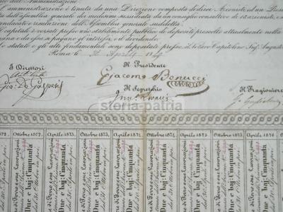 Geologia, Ferro, Miniere: Tolfa, Tivoli, Terni, Roma, 1849   Antica Società Mineraria
