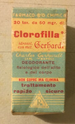 Napoli   Pubblicità Farmaceutica, Igiene E Alitosi: Clorofilla Gerhardt