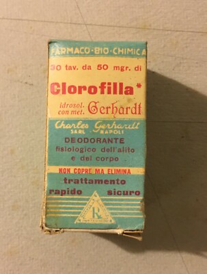 Napoli   Pubblicità Farmaceutica, Igiene E Alitosi: Clorofilla Gerhardt