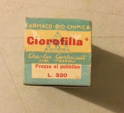 Napoli   Pubblicità Farmaceutica, Igiene E Alitosi: Clorofilla Gerhardt
