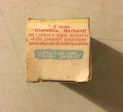 Napoli   Pubblicità Farmaceutica, Igiene E Alitosi: Clorofilla Gerhardt