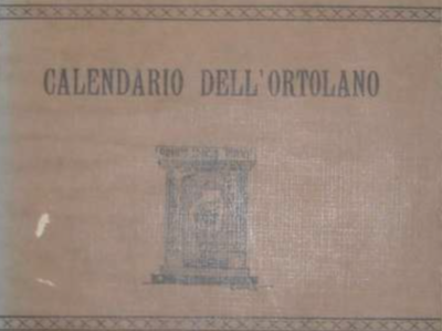 Agraria, Orto, Ortaggi, Frutta: Calendario Per La Coltivazione   Vagliasindi, 1944