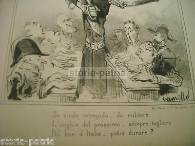 Arte Della Caricatura: Ritratto Caricaturale Di Alfonso La Marmora