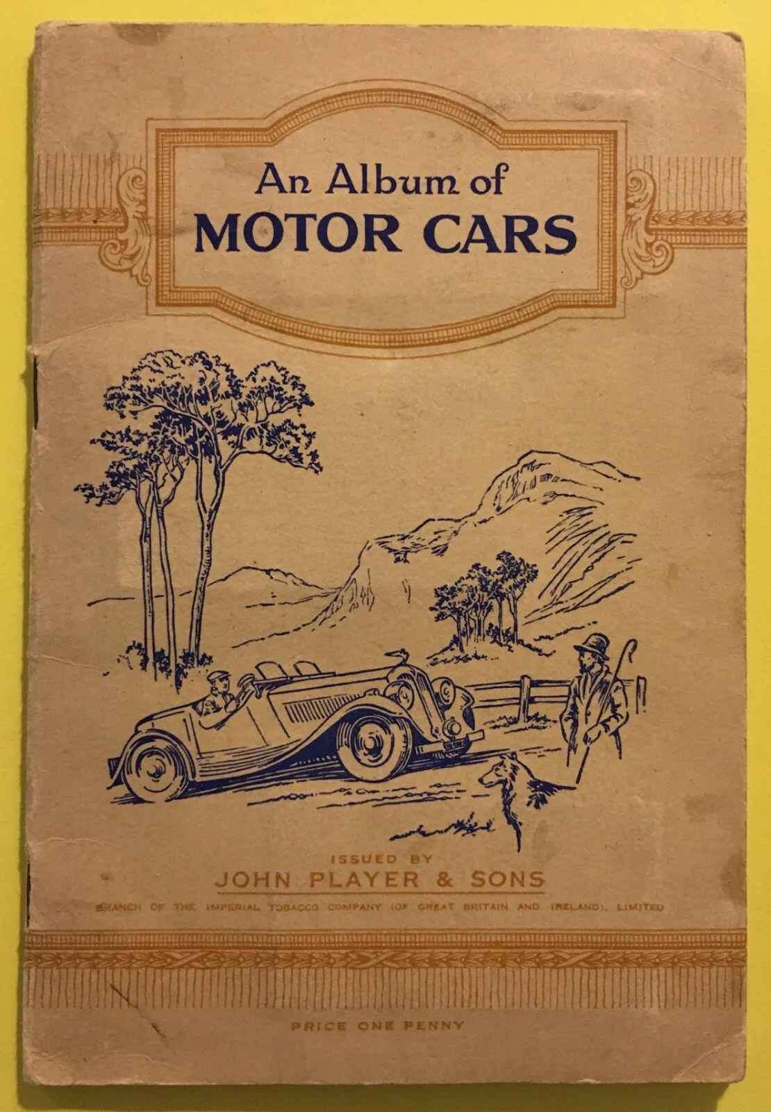 Motori, Automobili: 50 Auto d'epoca. Album di Figurine John Player & Sons