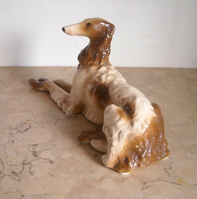Cinofilia, Cane, Scultura In Ceramica Decorativa, Siglata, XX Secolo