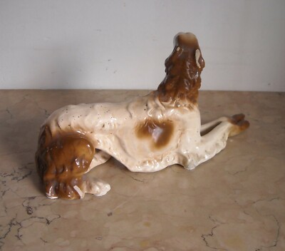 Cinofilia, Cane, Scultura In Ceramica Decorativa, Siglata, XX Secolo