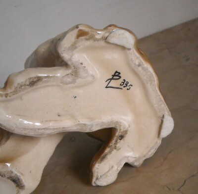 Cinofilia, Cane, Scultura In Ceramica Decorativa, Siglata, XX Secolo