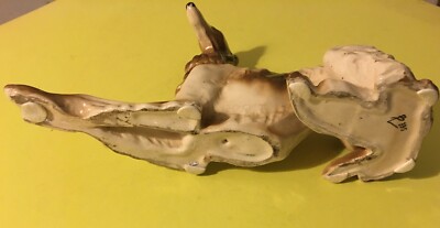 Cinofilia, Cane, Scultura In Ceramica Decorativa, Siglata, XX Secolo