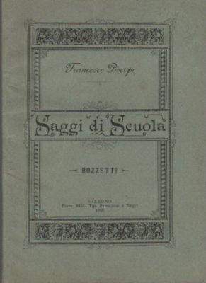 Francesco Piscopo: Saggi Di Scuola Bozzetti (1896)