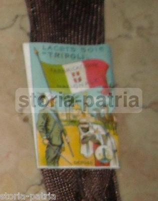 Colonie, Libia, Tripoli, Militaria, Grande Guerra, Tricolore, Antico Laccio Di Seta