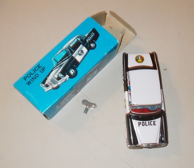Giocattolo Da Collezione: Police   Auto Della Polizia Mercedes A Corda