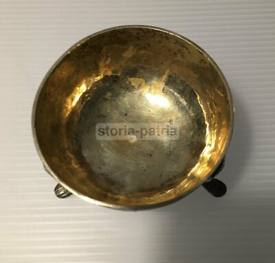 Saliera Antica In Argento, Stile Impero, Napoli, Metà XIX Secolo