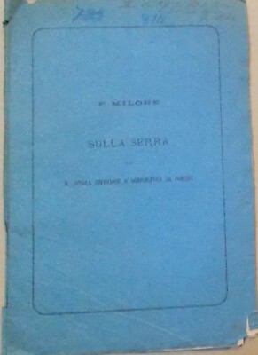 Storia Naturale, Botanica, Napoli, Serra Di Portici, Milone, Con Tavola Illustrativa