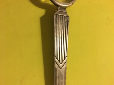 Oggetti Da Scrittoio: Sfogliacarte Con Lente d'Ingrandimento In Argento 800