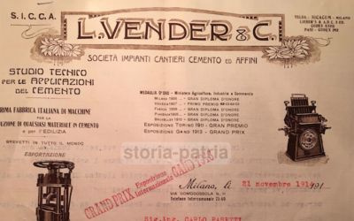 Antica Pubblicitaria Edilizia Ditta Vender: Cemento, Piastrelle, Abruzzo