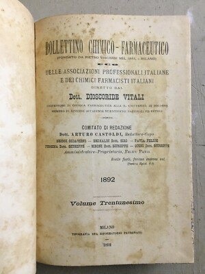 Chimica, Farmacia, Medicina, Igiene Sanitaria Lombardia: Memorie Scientifiche Dell'Ottocento