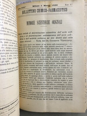 Chimica, Farmacia, Medicina, Igiene Sanitaria Lombardia: Memorie Scientifiche Dell'Ottocento