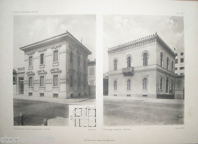 Ingegneria E Architettura: Villa Lascrati A Firenze E Villa Tagliarini A Palermo Ing. Giusti E Ing. Armò