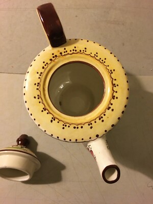 Marmaca: Ceramica San Marino. Grande Brocca Decorativa Figurata E Floreale Del Novecento