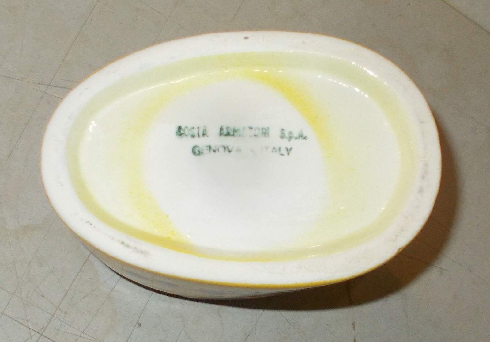 Navigazione, Navi Da Crociera, Armatori Costa, Genova: Ceramica Pubblicitaria