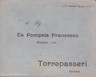 Abruzzo, Torre Dei Passeri (Teramo): Busta Pubblicitaria Vini De Pompeis