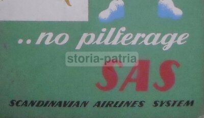 Viaggi Aerei, Trasporti, Scandinavian Airlines (SAS), Sicurezza E Orologi