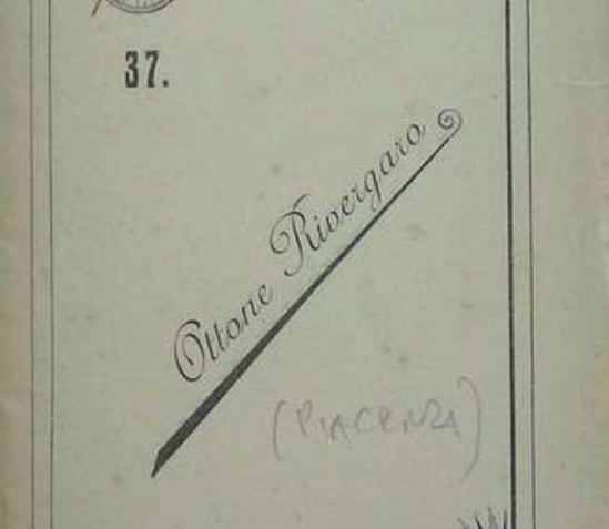 Piacenza, Cartografia Piacentina: Mappa Ottone Rivergaro, Viabilità Montana, 1905