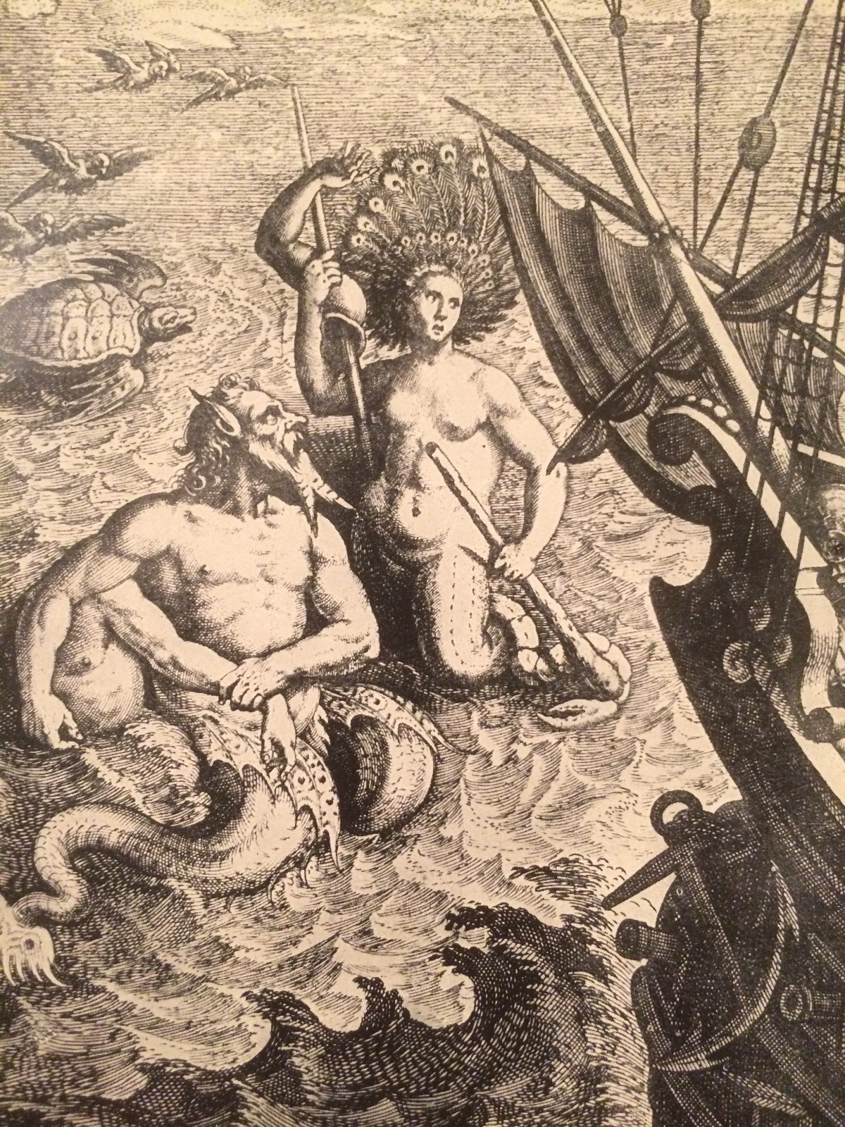 Geografia, Viaggi Ed Esplorazioni: Amerigo Vespucci, Stampa Allegorica E Decorativa (Stradano)