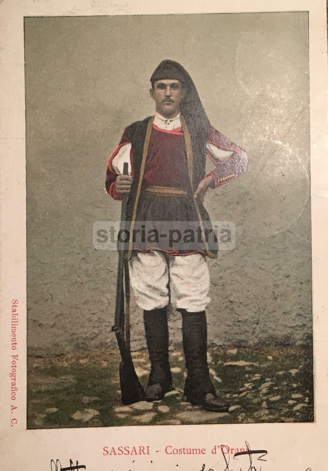 Sardegna, Orani, Antico Costume Popolare Sardo