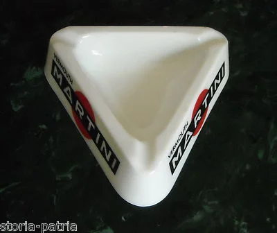 Martini Vermouth: Advertising Ashtray in Opalescent Glass