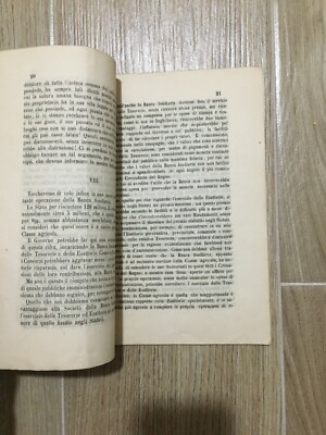 Banca Fondiaria Italiana: Programma E Statuto Di Carlo Ferraguti, 1864