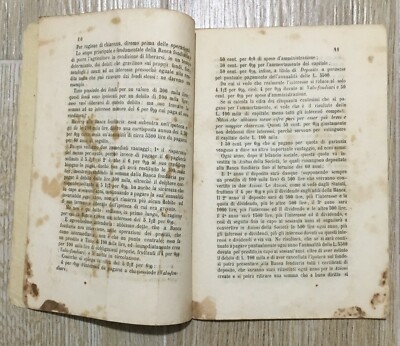 Banca Fondiaria Italiana: Programma E Statuto Di Carlo Ferraguti, 1864