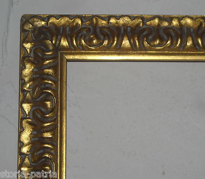 Decorativa Cornice In Legno Dorato