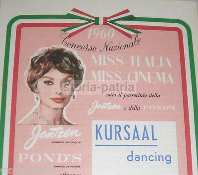 Concorso Miss Italia E Cinema, Salsomaggiore Terme, Jantzen, 1960, Pubblicitaria