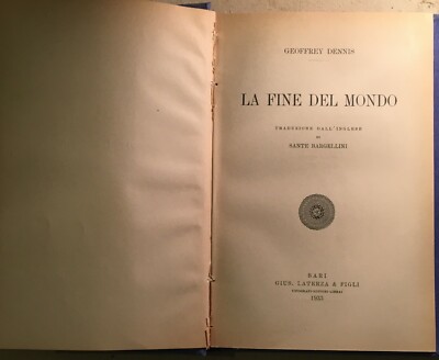 Esoterica: La Fine Del Mondo   Comete, Fuoco, Sete, Freddo, Collisione   Dennis, 1933