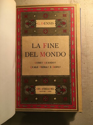 Esoterica: La Fine Del Mondo   Comete, Fuoco, Sete, Freddo, Collisione   Dennis, 1933