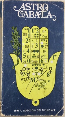 Astrocabala, Lo Specchio Del Futuro: Astrologia, Sogni E Lotto (pubblicità Sutter)