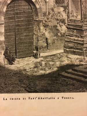 Veneto, Verona: Veduta Della Chiesa Di Sant'Anastasia