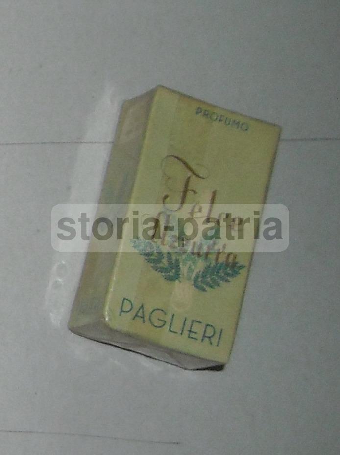 Profumeria d'Epoca: Astuccio Pubblicitario Profumo Paglieri, Felce Azzurra