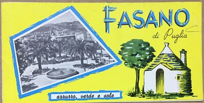 Puglia, Fasano: Edizione d'Epoca, Turismo, Arte E Sport Illustrato, 1959   Custodero