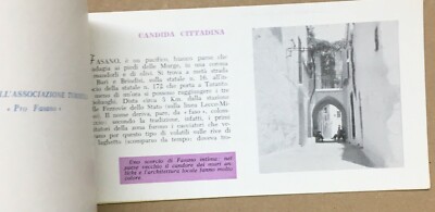 Puglia, Fasano: Edizione d'Epoca, Turismo, Arte E Sport Illustrato, 1959   Custodero