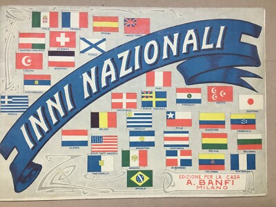 Musica. Inni Nazionali Internazionali: Italia, America, Europa. Pubblicitaria Banfi